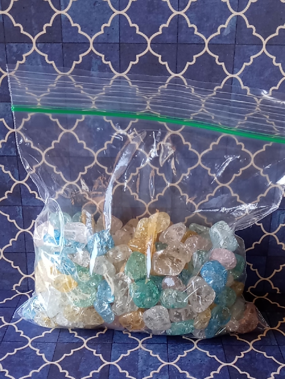 Glass Crackle Beads